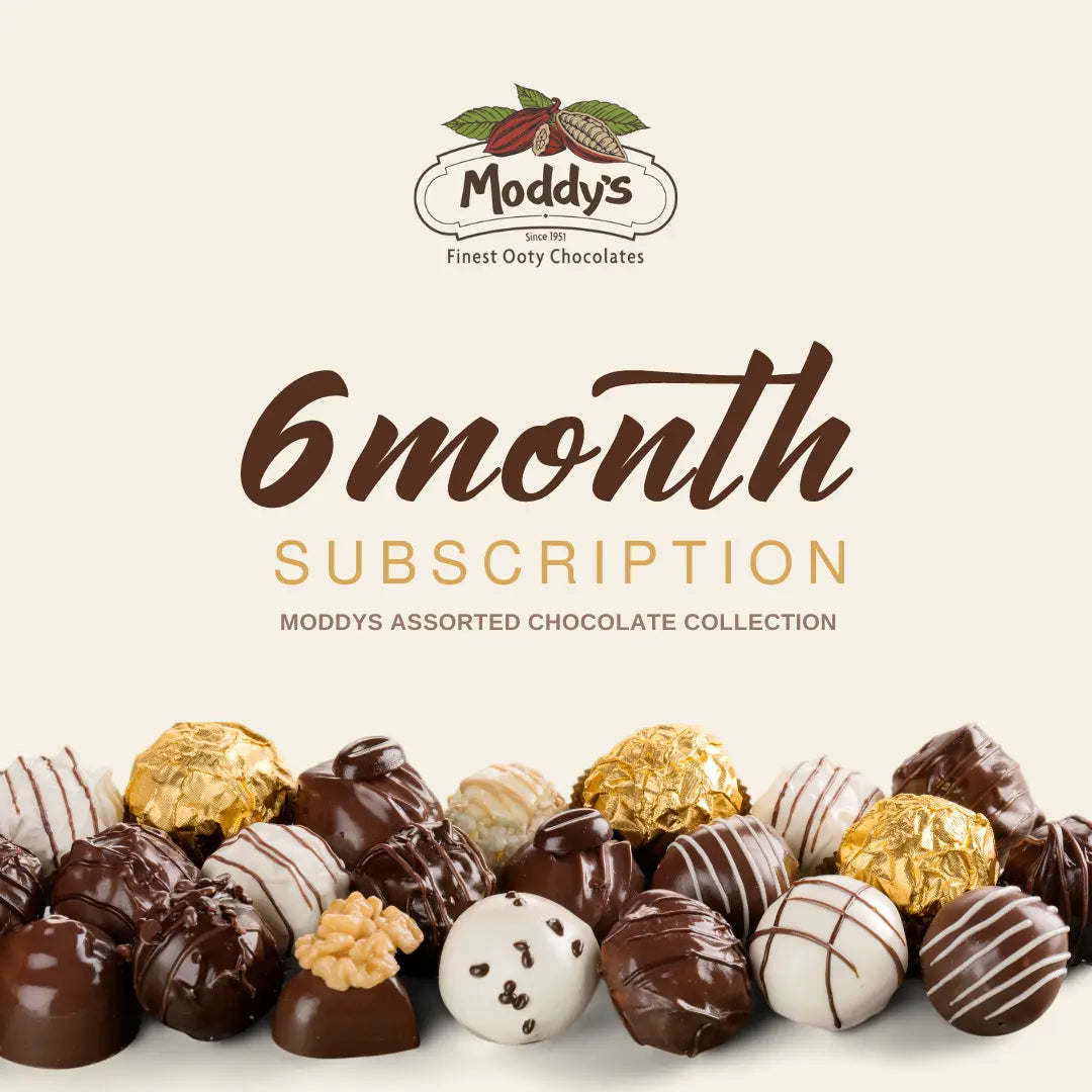 Moddys Assorted Chocolate Collection- 1 Kg, 6 Month Subscription