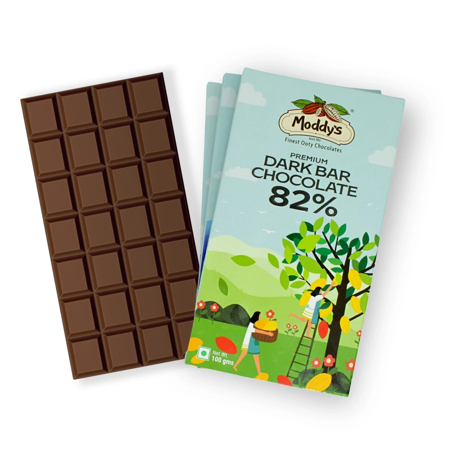 82% Dark Bar - Pack Of 3