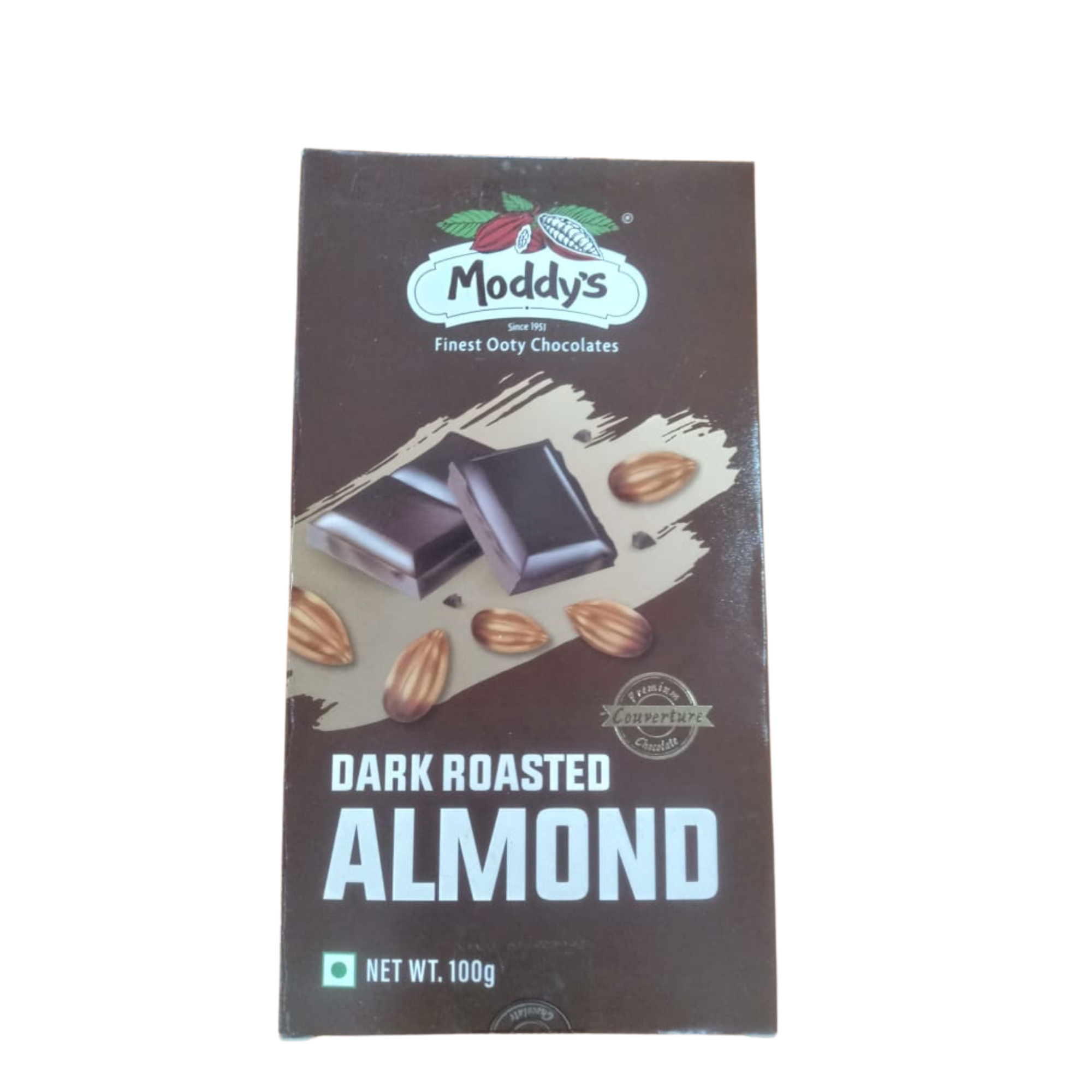 Dark Roasted Almond Chocolate (Bar)