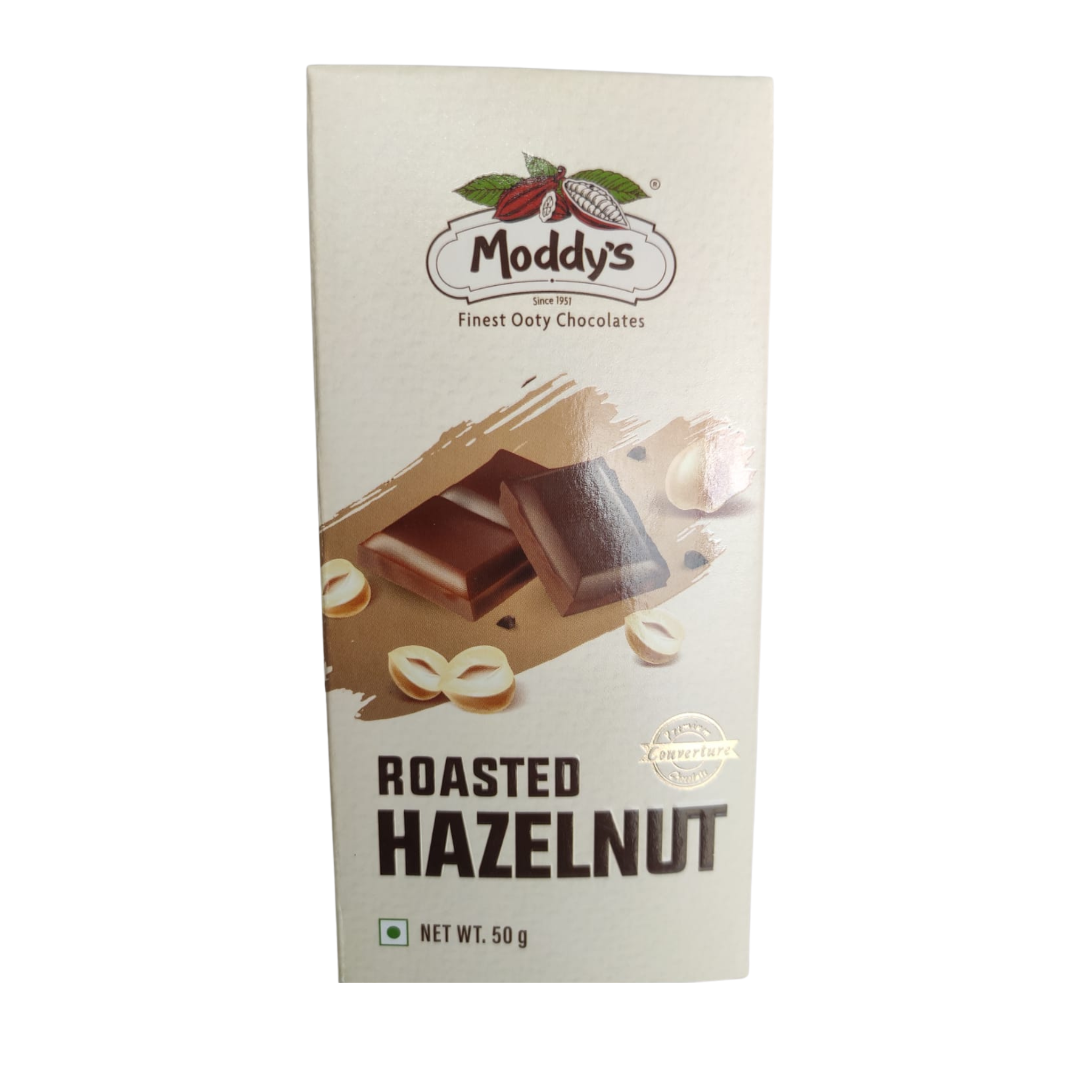 Roasted Hazelnut Milk Chocolate (Bar) – Moddy's Confectionery Pvt. Ltd