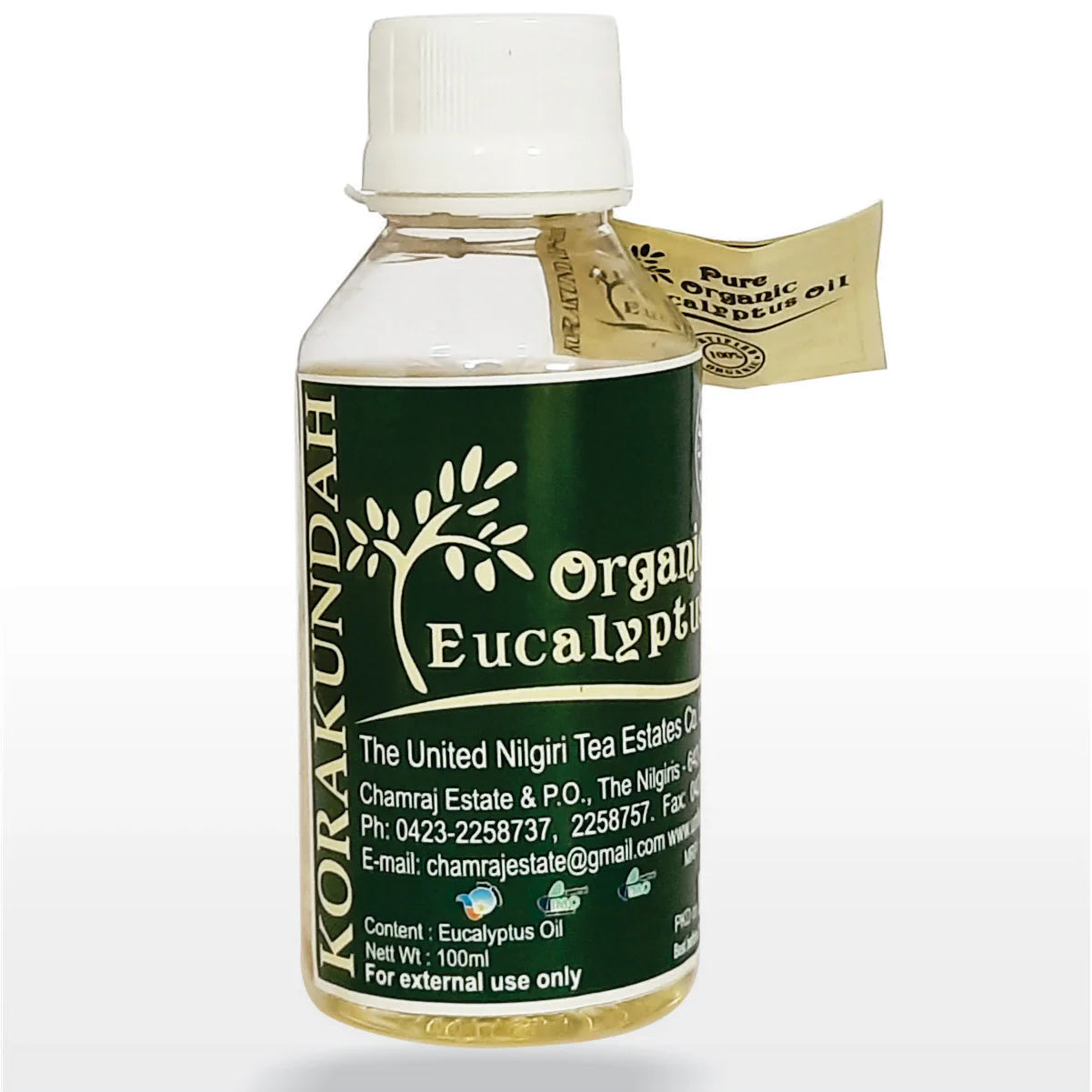 Oraganic Eucalyptus Oil (Korakundah) - 100ml