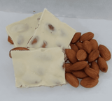 WHITE CHOCOLATE WITH ROASTED ALMOND**
