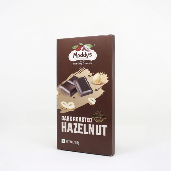 ROASTED HAZELNUT DARK CHOCOLATE** (BAR)