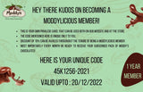 Modduylicious Member Card Back